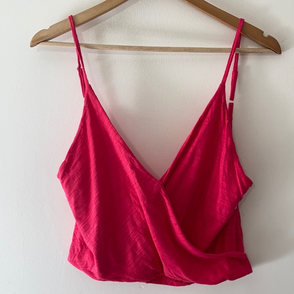 Blue Life Free Spirit Wrap Crop Top